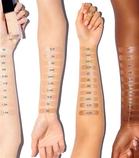 dior foundation forever skin glow shades